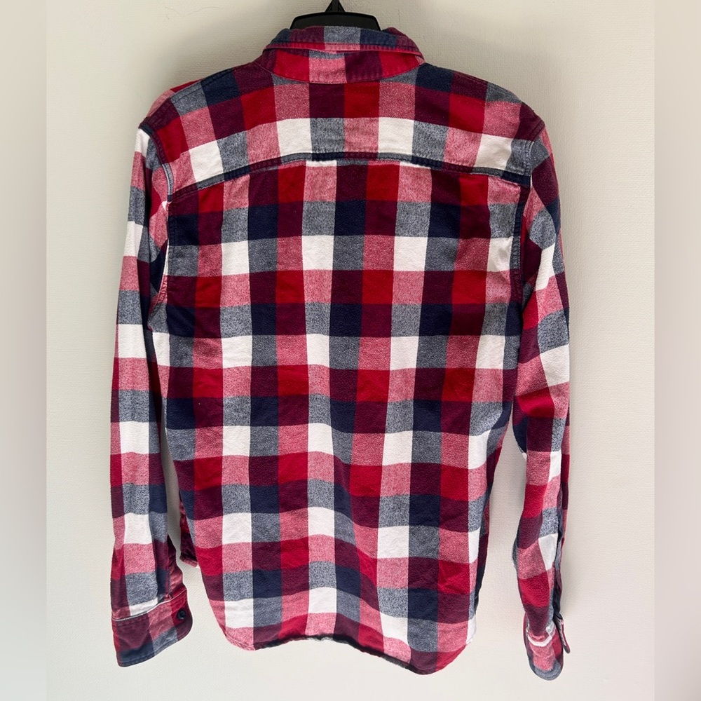 Y2K ABERCROMBIE & FITCH Buffalo Plaid Button Down Flannel Shirt Indie | Men’s XL - Picture 13 of 16